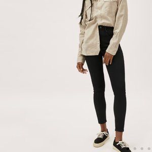 Everlane Black Authentic Stretch High-Rise Skinny Jean (28)